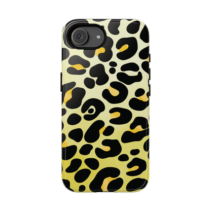 Classic Golden Leopard Print Phone Case - Yellow Phone Case - iPhone 17e / Glossy