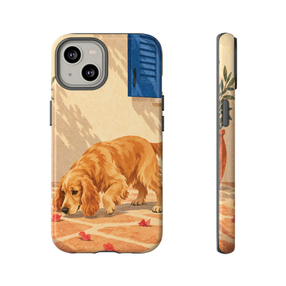 Cocker Spaniel Scent Trail Phone Case - Multicolor Phone Case - iPhone 14 / Glossy