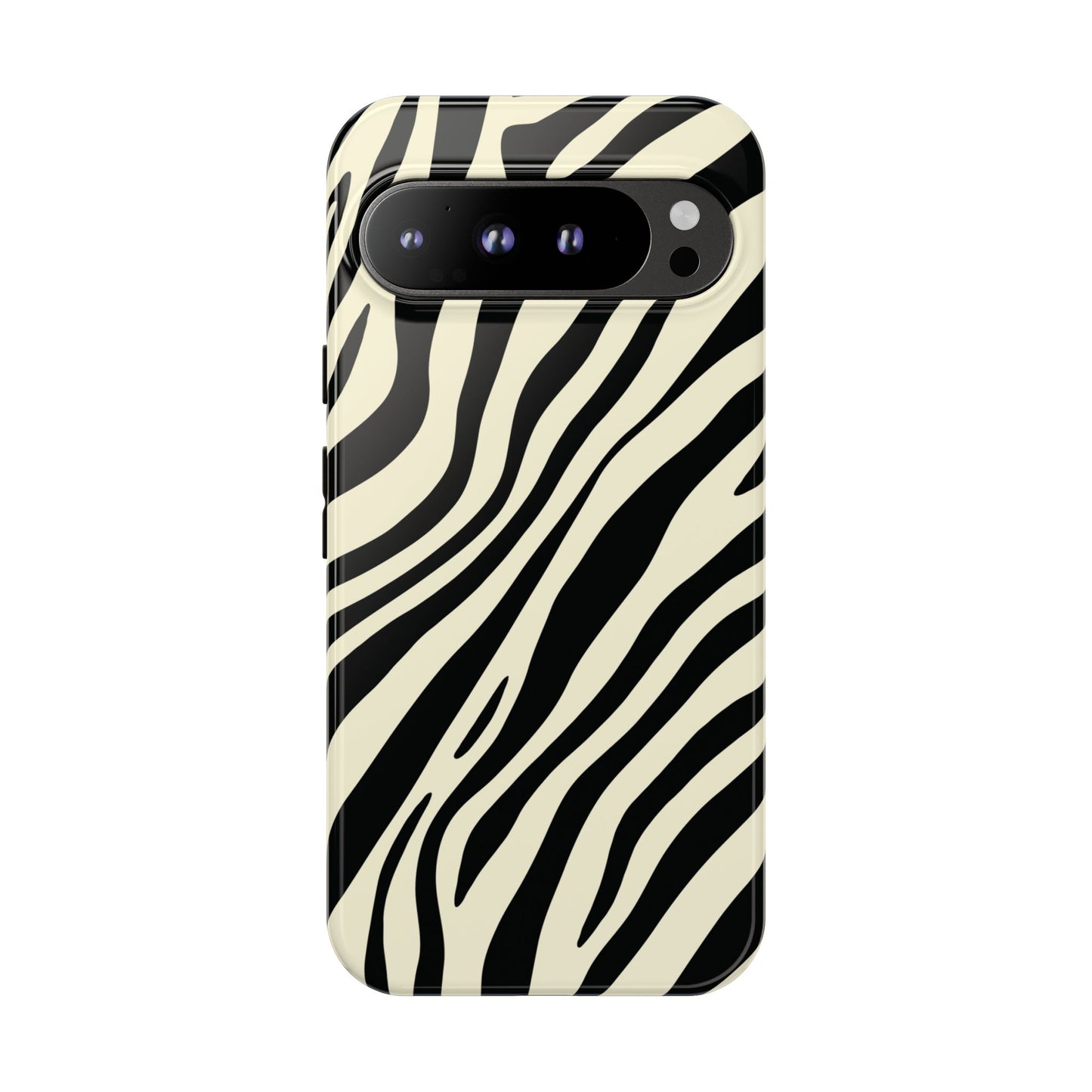Modern Neutral Zebra Print Phone Case