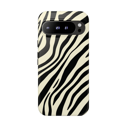 Modern Neutral Zebra Print Phone Case