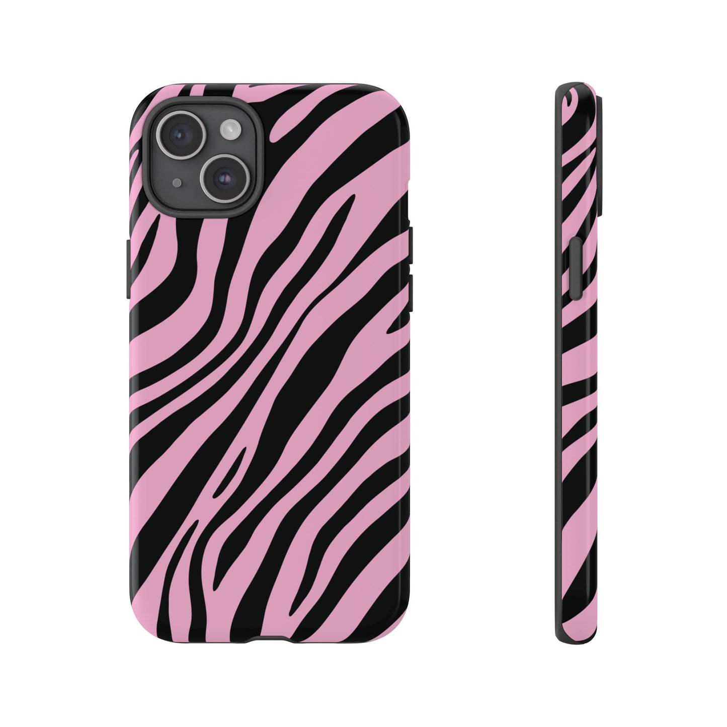Modern Blush Zebra Print Phone Case