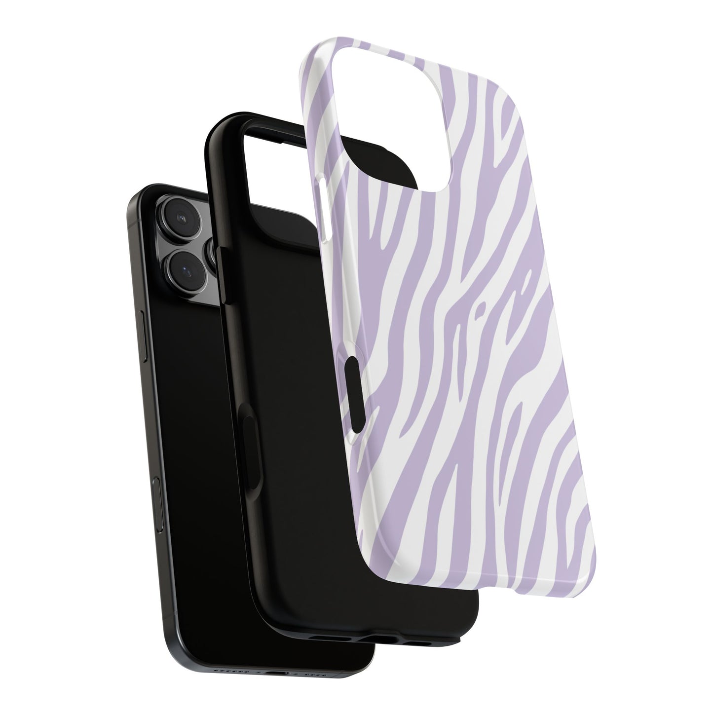 Lavender Tiger Print Phone Case