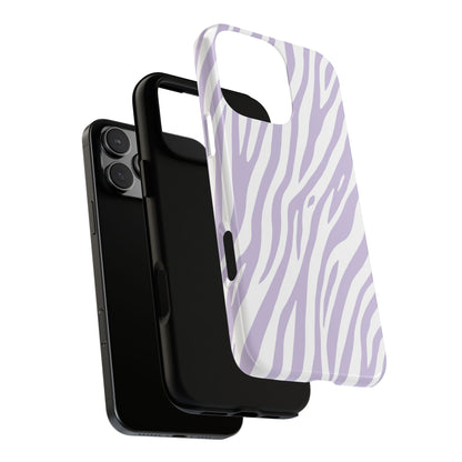 Lavender Tiger Print Phone Case