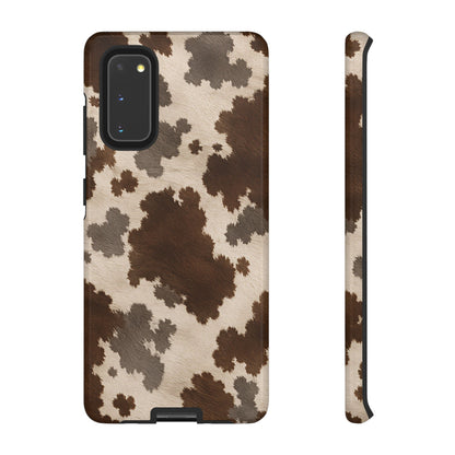 Stylish Mocha Cow Print Phone Case