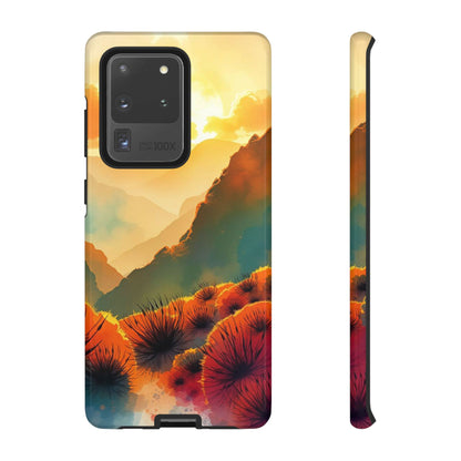 Ideallic Watercolour Sunset Design Phone Case - Multicolor Phone Case - Samsung Galaxy S20 Ultra / Glossy