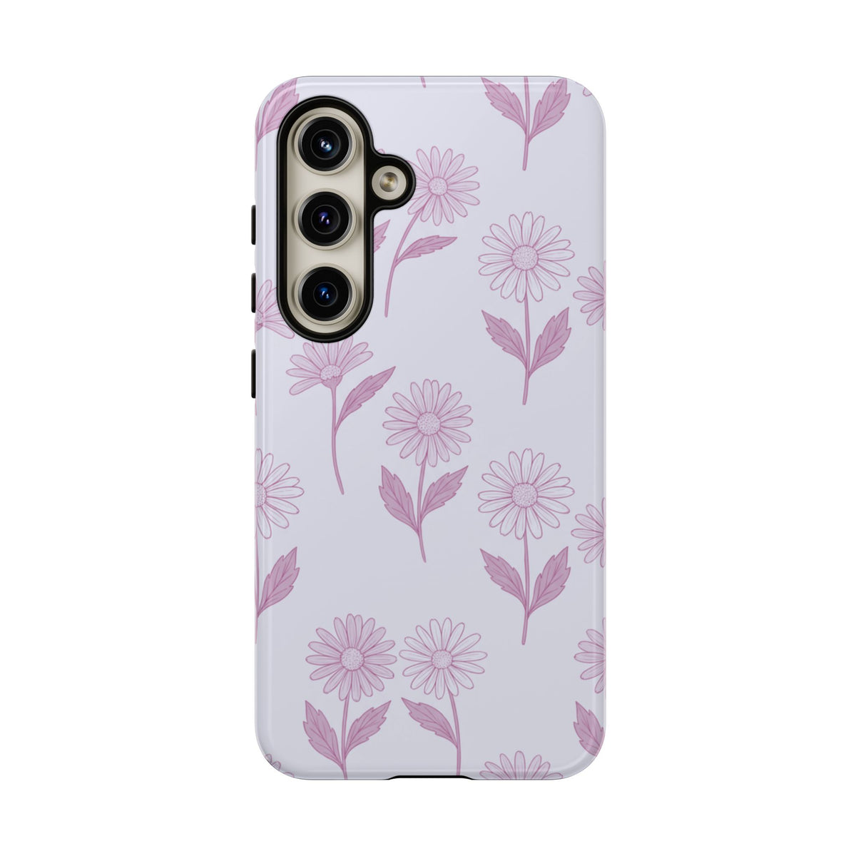 Pretty Lilac Daisy Pattern Phone Case