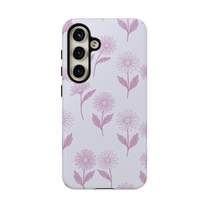 Pretty Lilac Daisy Pattern Phone Case