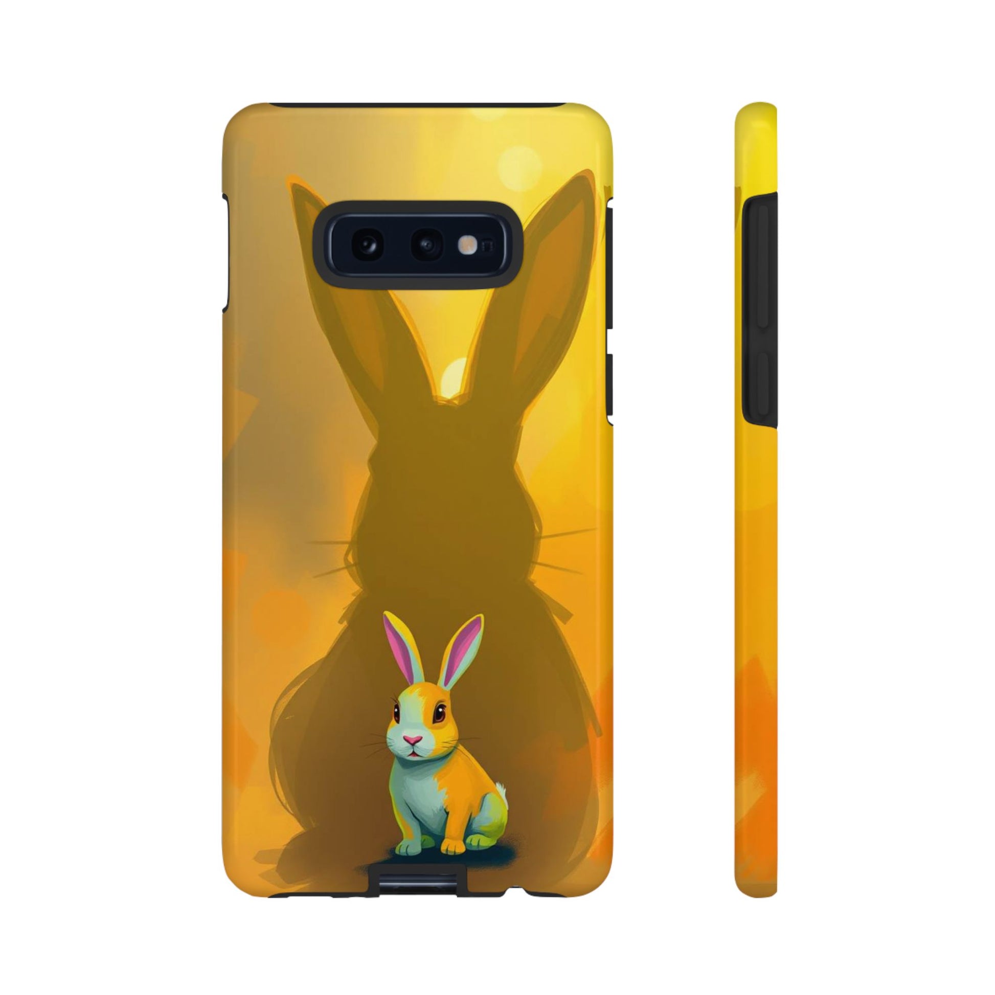 Cute Shadow Rabbit Design Phone Case - Multicolor Phone Case - Samsung Galaxy S10E / Glossy