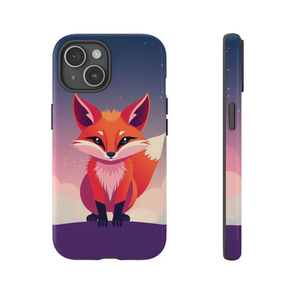 iPhone 15 / Glossy Phone Case - Pop Art Fox Design Phone Case
