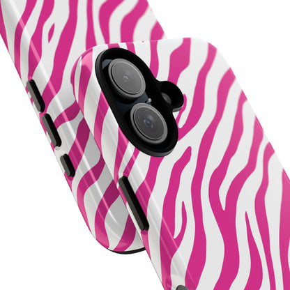 Stylish Hot Pink Zebra Print Phone Case