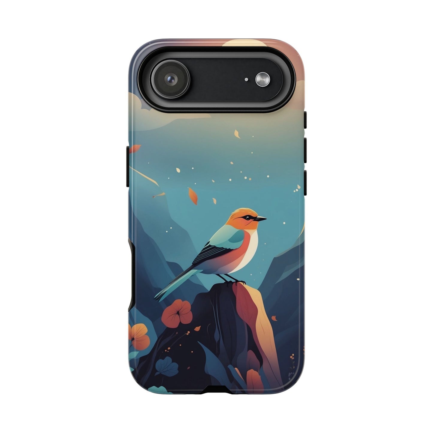 iPhone 17 Air / Glossy Phone Case - Stylised Bird Design Phone Case