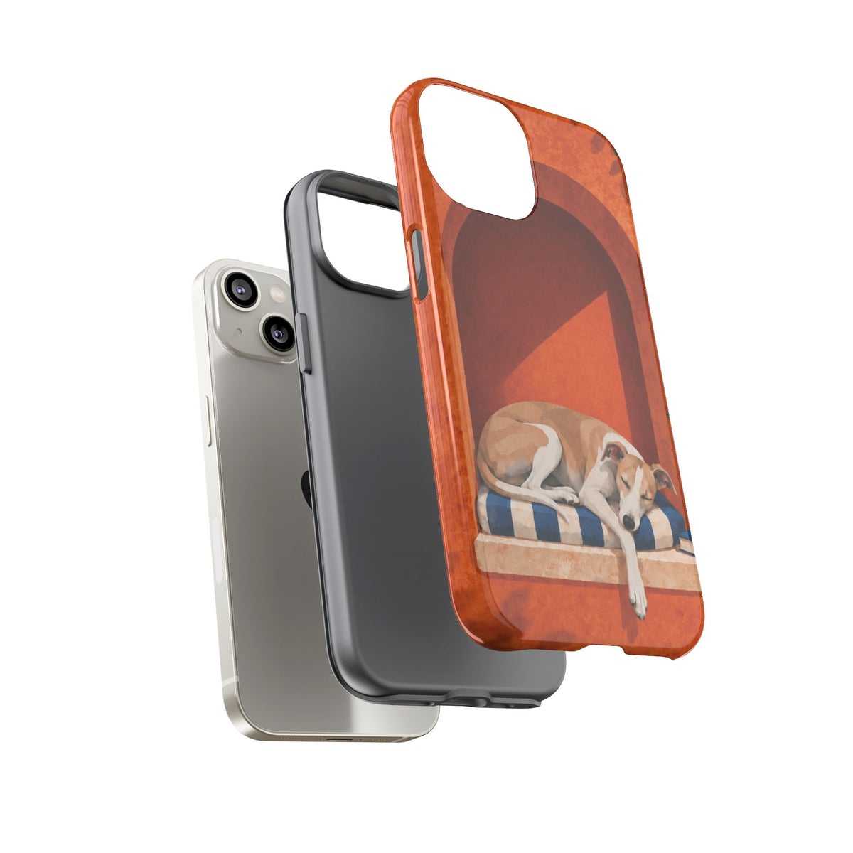 Whippet Siesta Nook Phone Case - Multicolor Phone Case