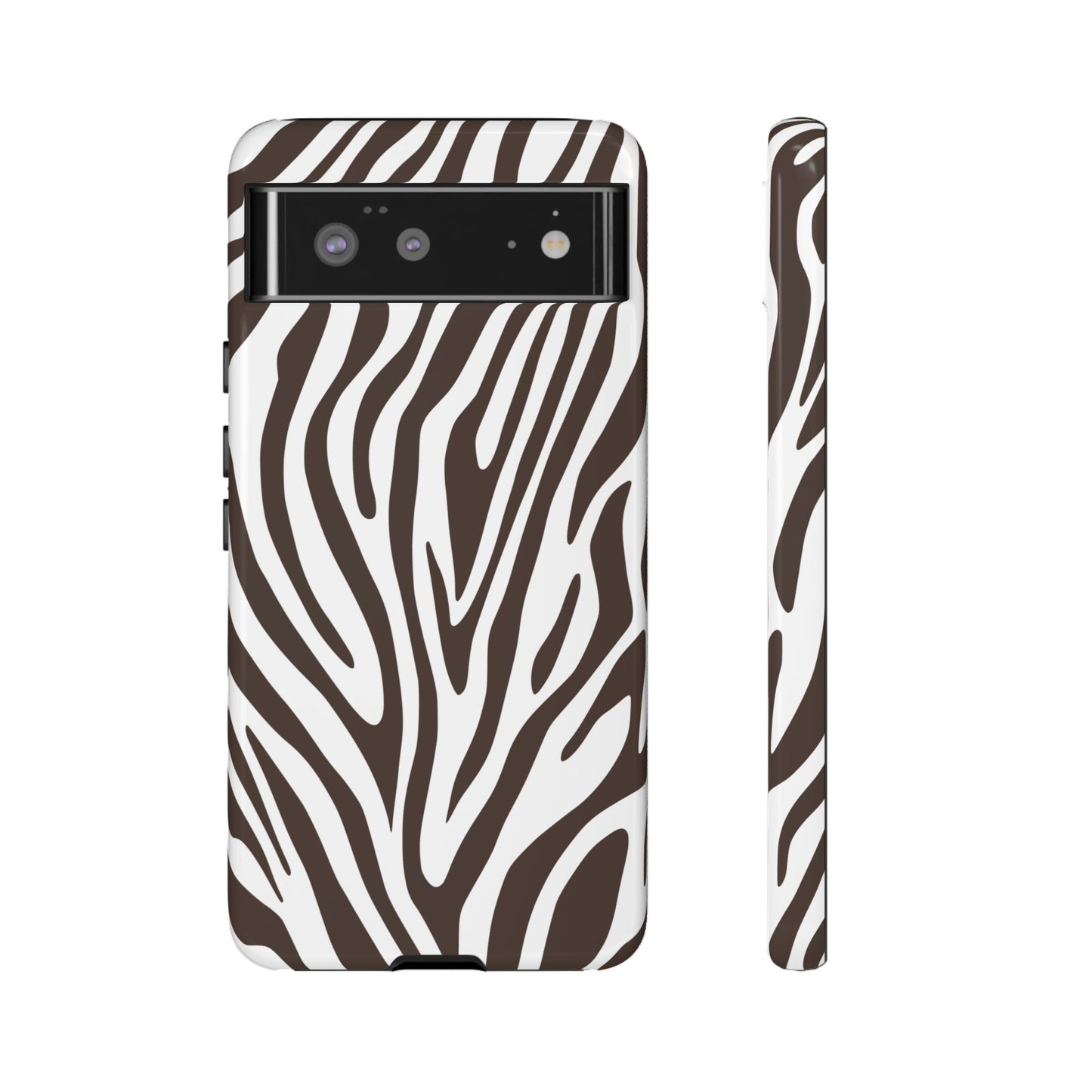 Graphic Brown Tiger Print Phone Case
