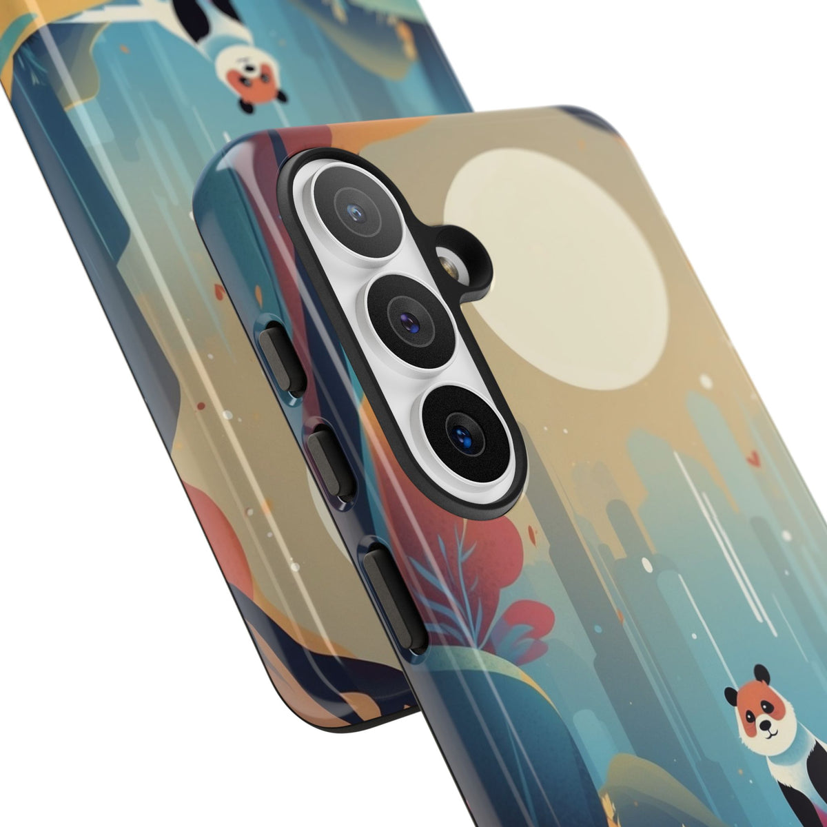 Stylised Panda Design Phone Case - Multicolor Phone Case