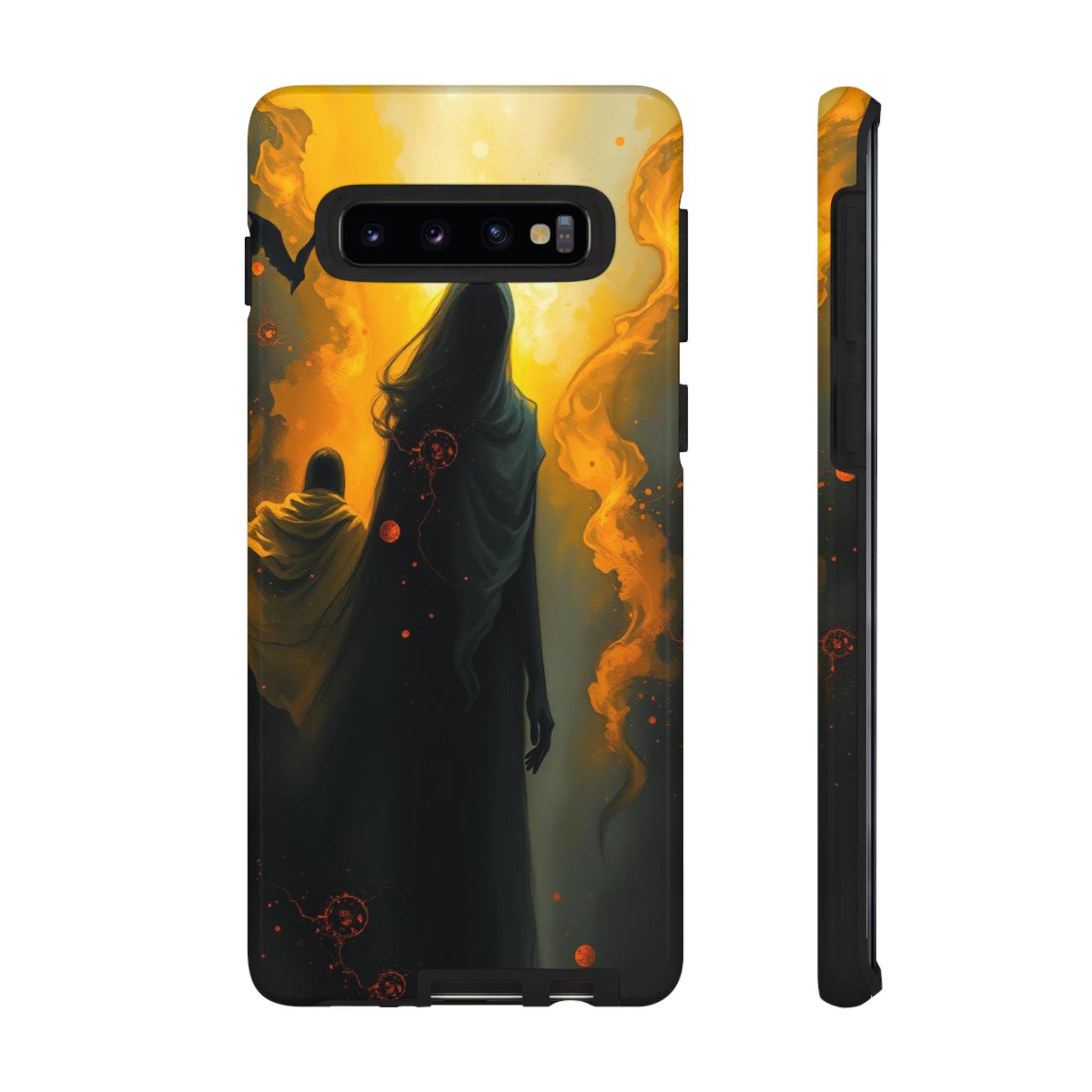 Acrylic Gothic Myterious Figures Phone Case - Multicolor Phone Case - Samsung Galaxy S10 / Glossy