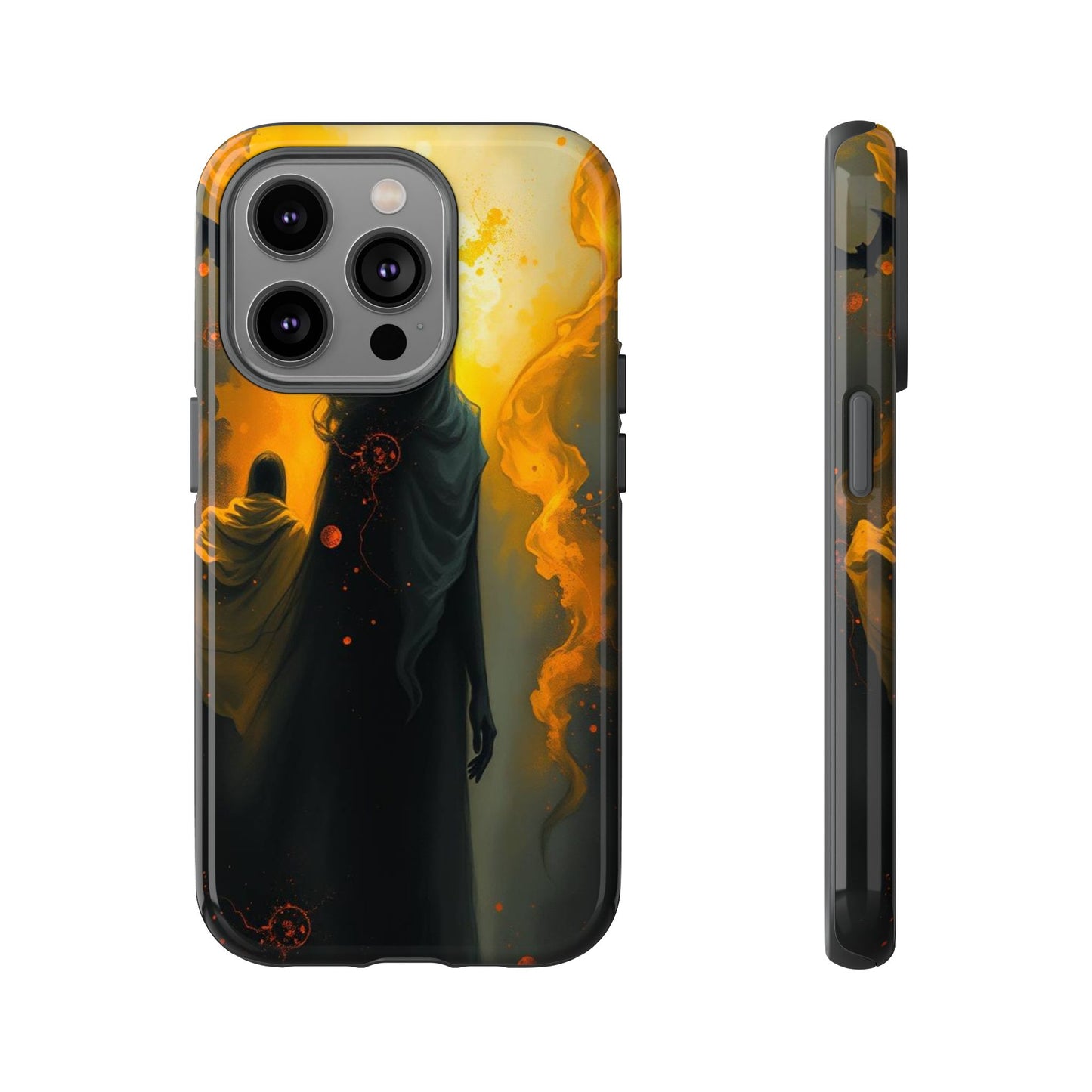Acrylic Gothic Myterious Figures Phone Case
