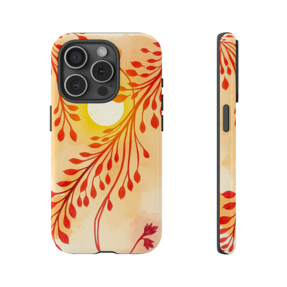 Boho Chic Watercolour Sunset Design Phone Case - Multicolor Phone Case - iPhone 15 Pro / Glossy