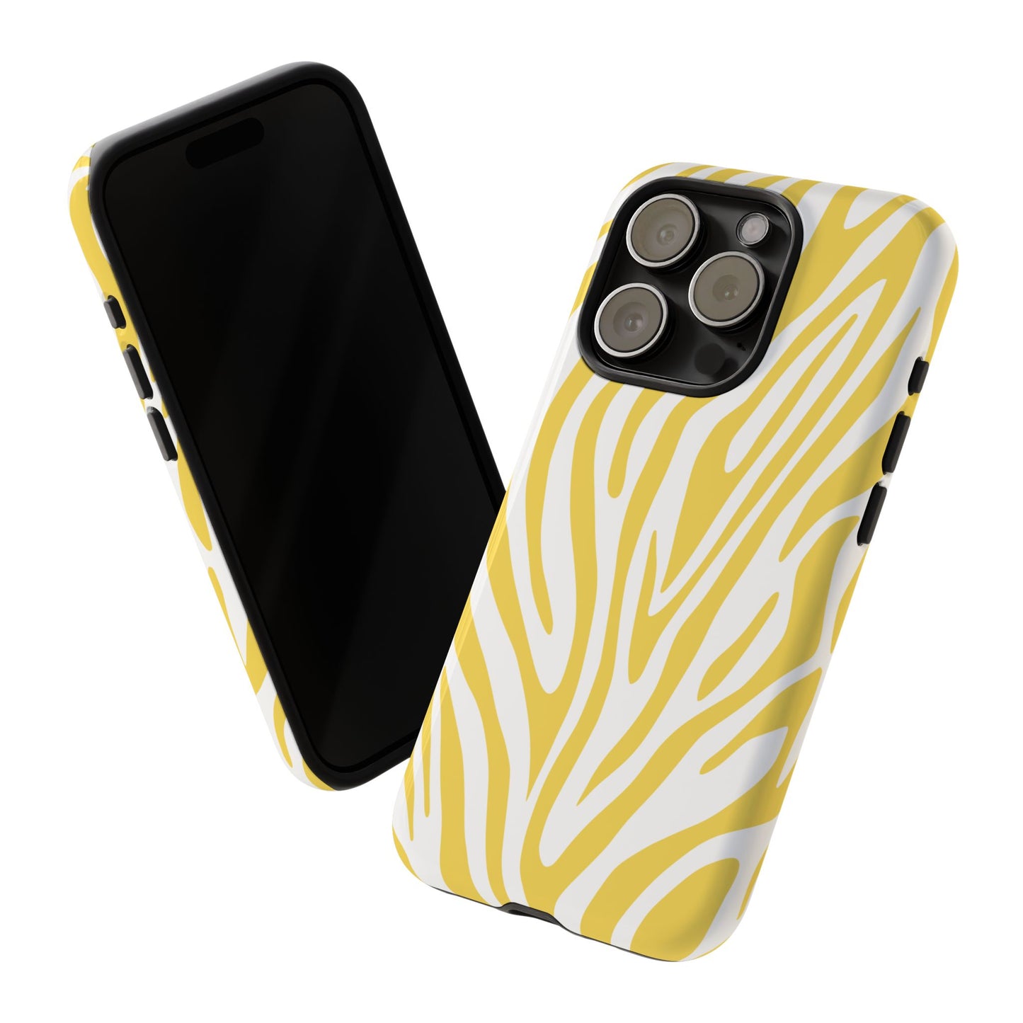 Graphic Yellow Tiger Print Phone Case