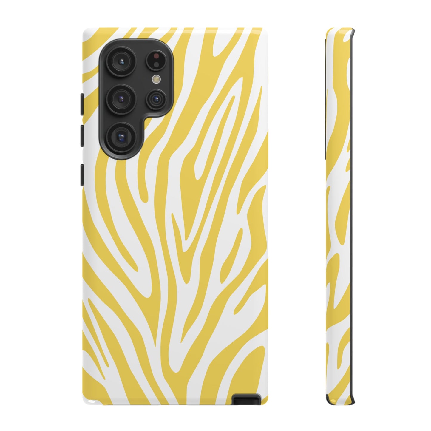 Graphic Yellow Tiger Print Phone Case