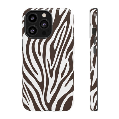 Graphic Brown Tiger Print Phone Case