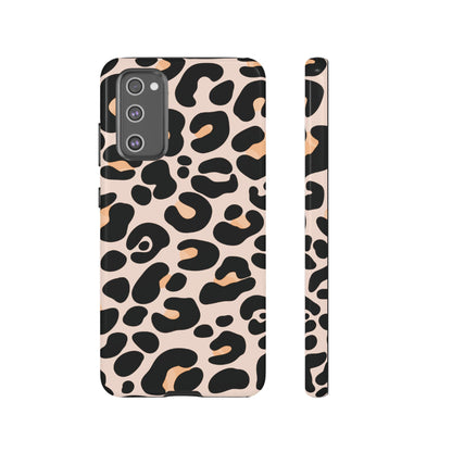 Elegant Peach Leopard Print Phone Case