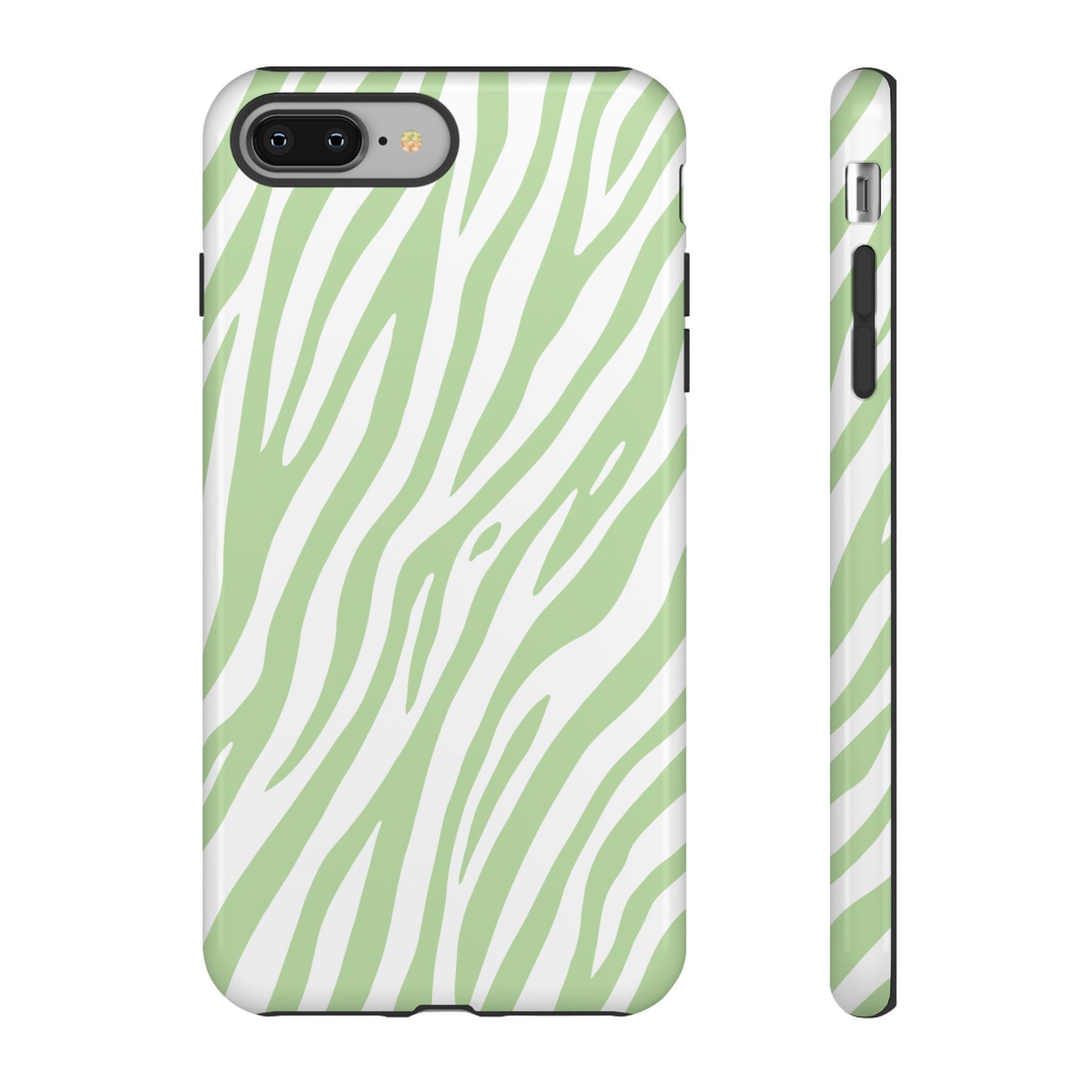 Mint Tiger Print Phone Case