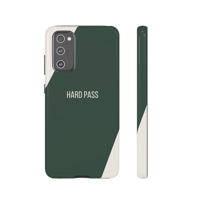 Samsung Galaxy S20 FE / Glossy Phone Case - Sassy Statement Case ’Hard Pass’ in Green & White