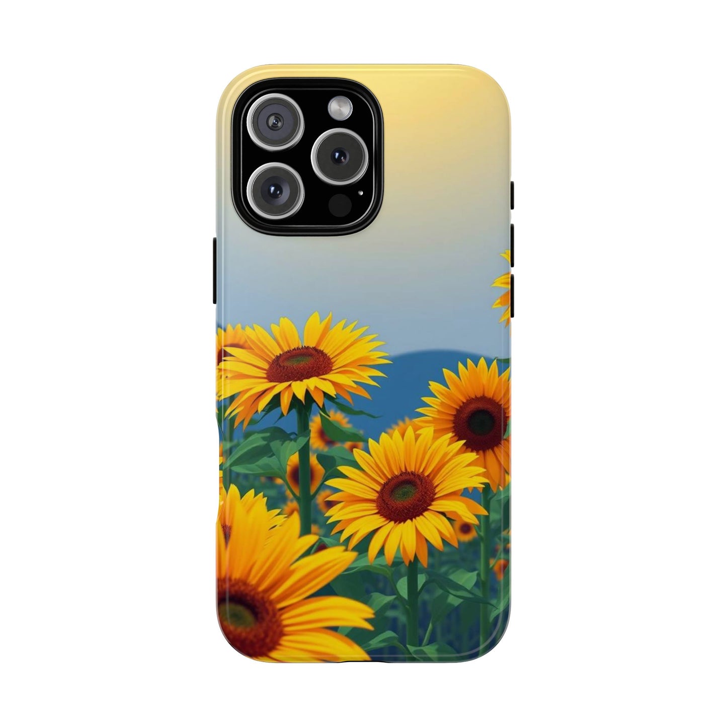 iPhone 16 Pro Max / Glossy Phone Case - Sunflowers Design Phone Case