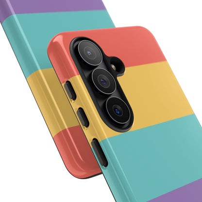 Pastel Rainbow Stripe Pattern Phone Case - Phone Case
