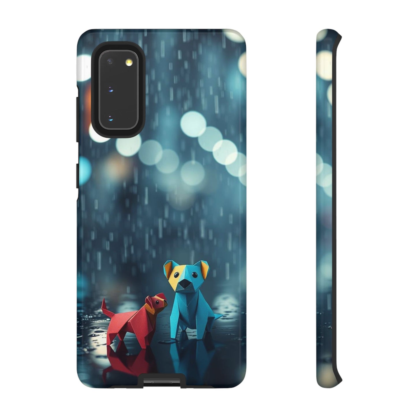 Samsung Galaxy S20 / Glossy Phone Case - Origami ’Wee Pals’ Design Phone Case