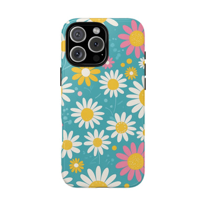 iPhone 16 Pro Max / Glossy Phone Case - Daisies Floral Pattern 5 Phone Case
