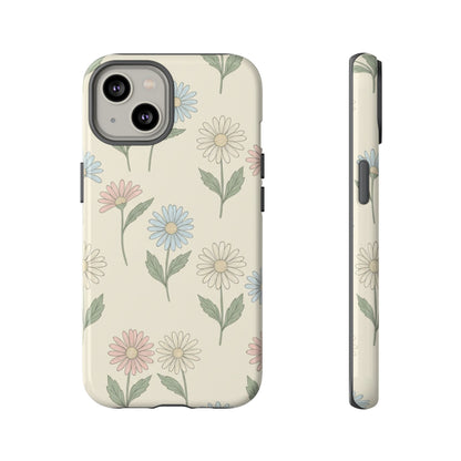 Pretty Pastel Daisy Pattern Phone Case