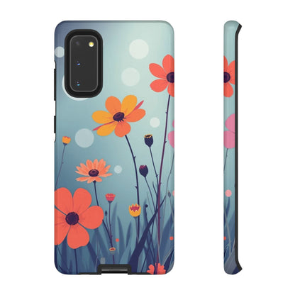 Samsung Galaxy S20 / Glossy Phone Case - Vibrant Wildflowers Design Phone Case