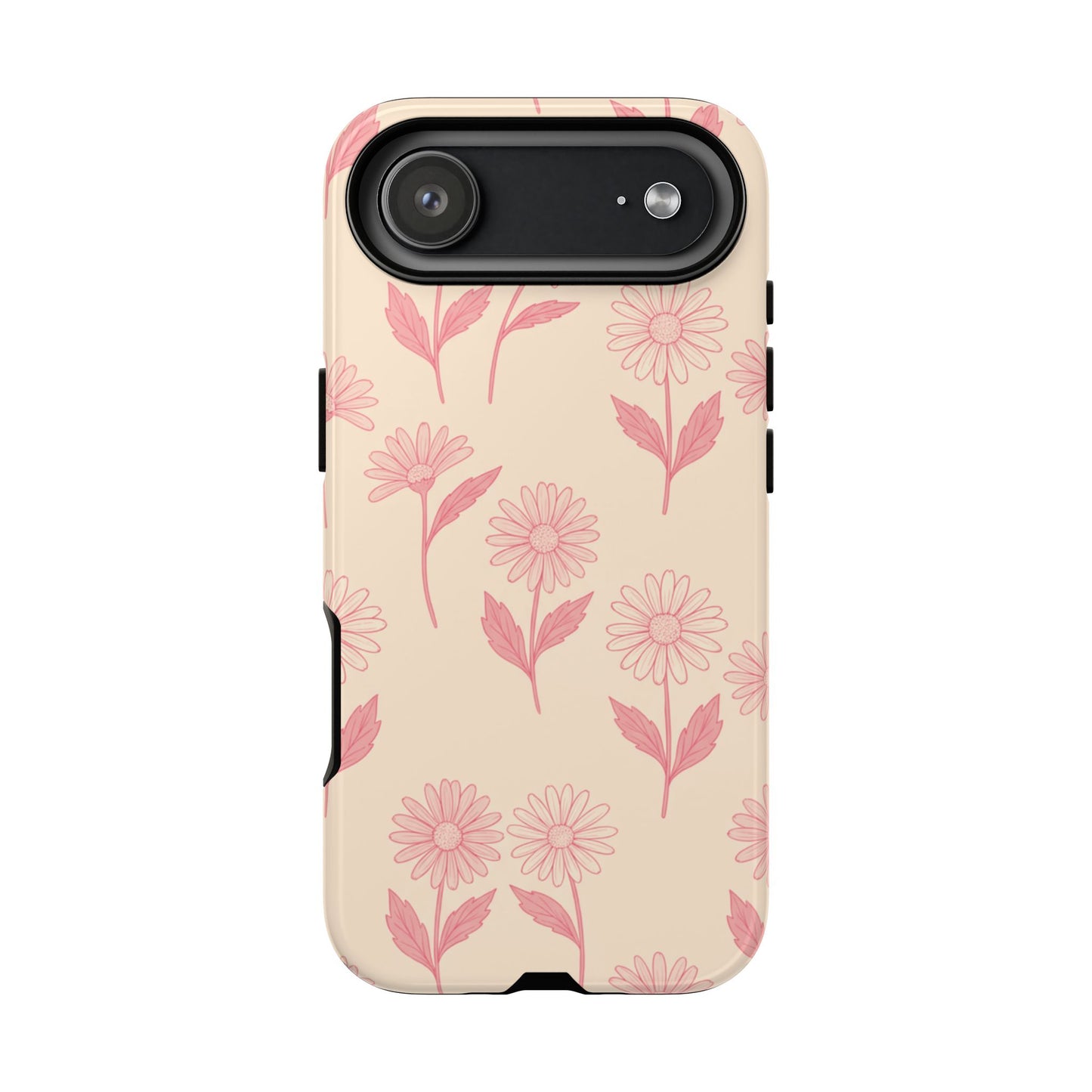 Pretty Pink Daisy Pattern Phone Case