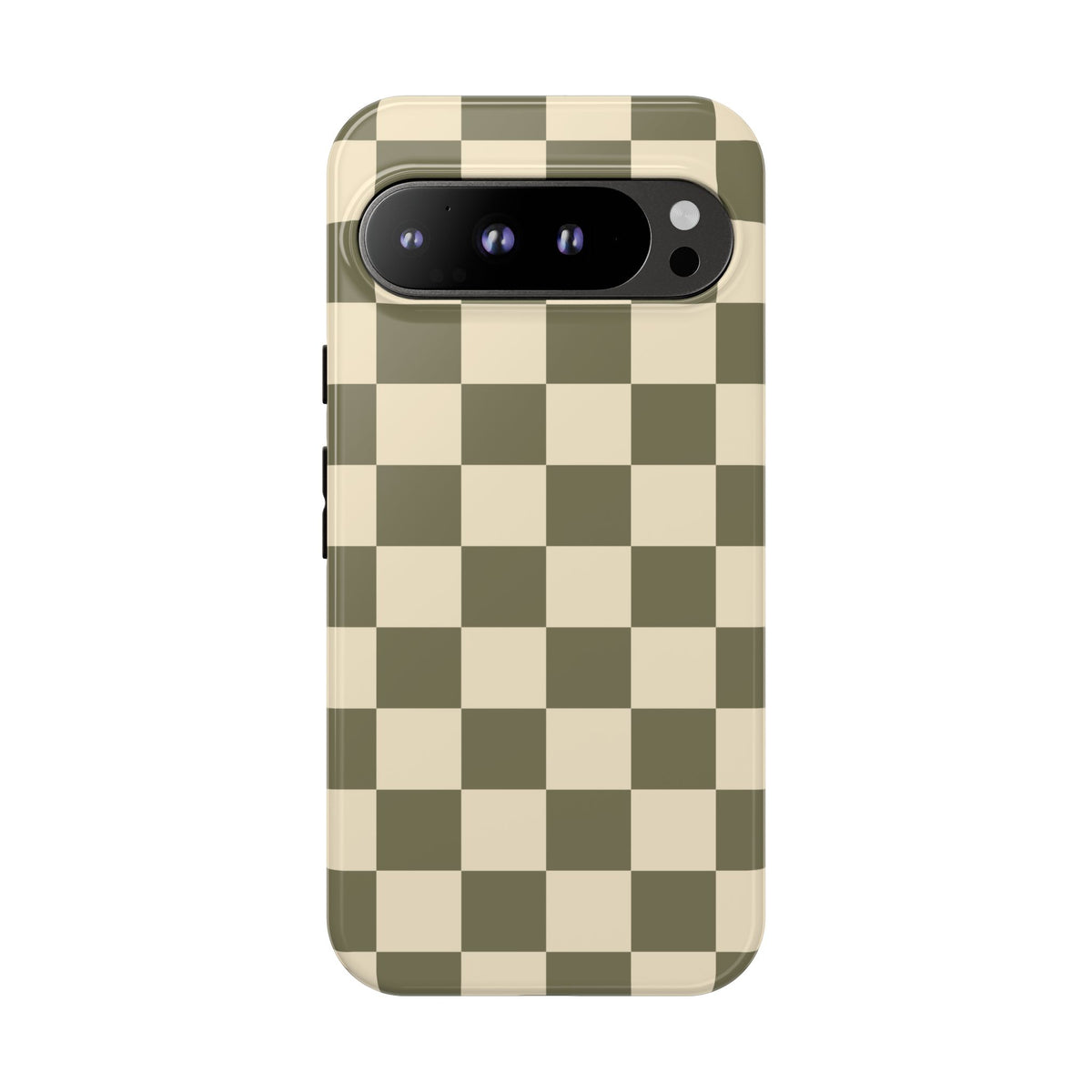 Green Checked Pattern Phone Case - Green Phone Case - Google Pixel 9 Pro XL / Glossy