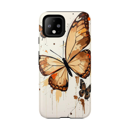 Acrylic Style Butterflies Design Phone Case