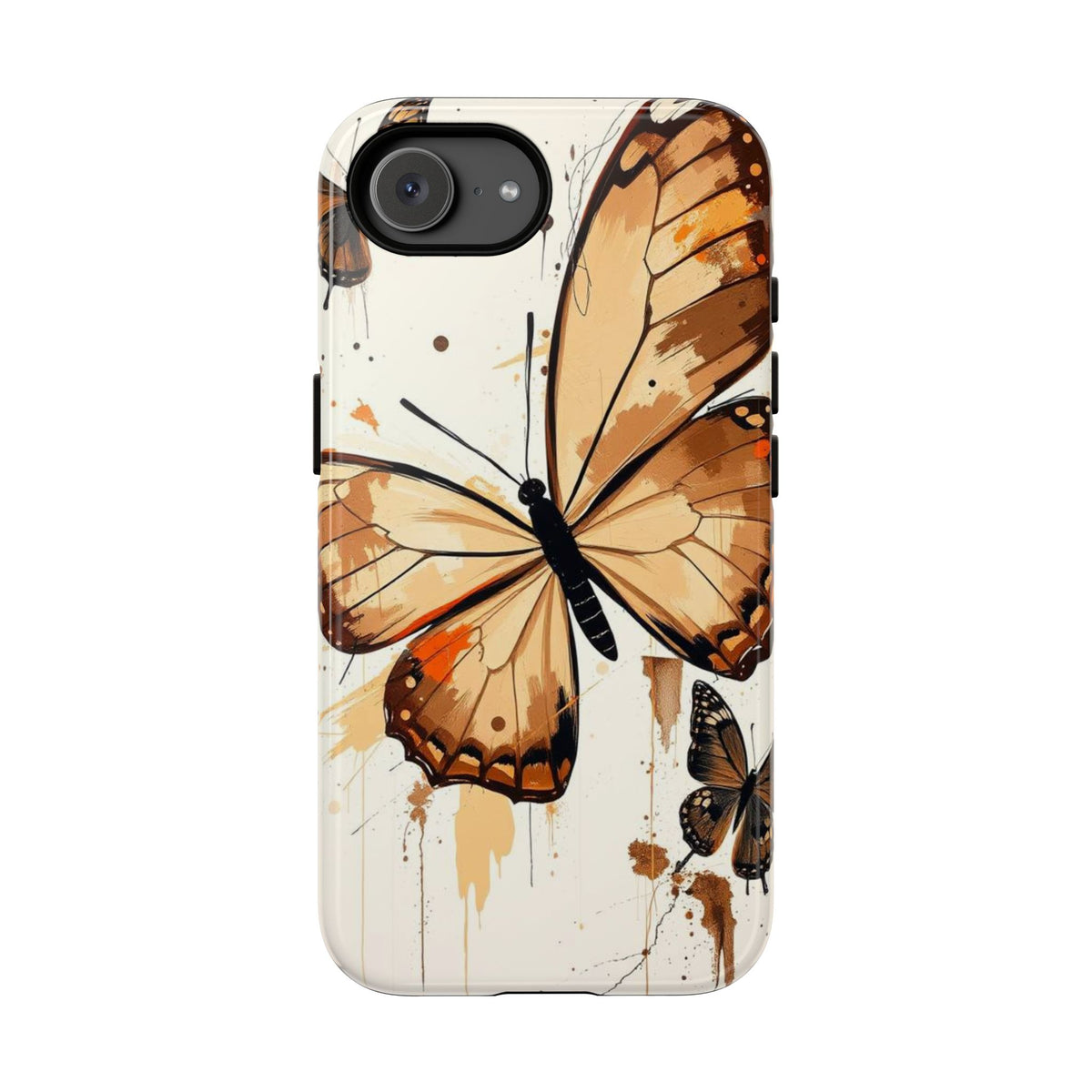 Acrylic Style Butterflies Design Phone Case - Multicolor Phone Case - iPhone 17e / Glossy