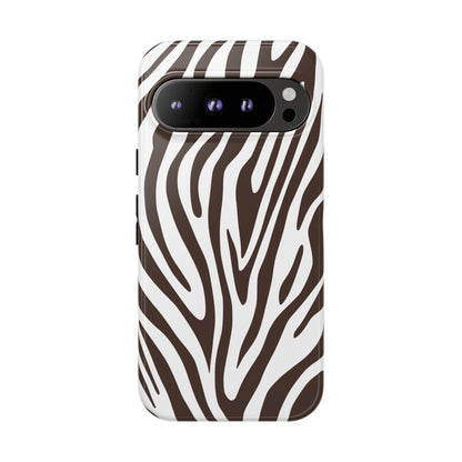 Graphic Brown Tiger Print Phone Case