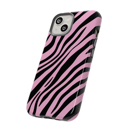Modern Blush Zebra Print Phone Case