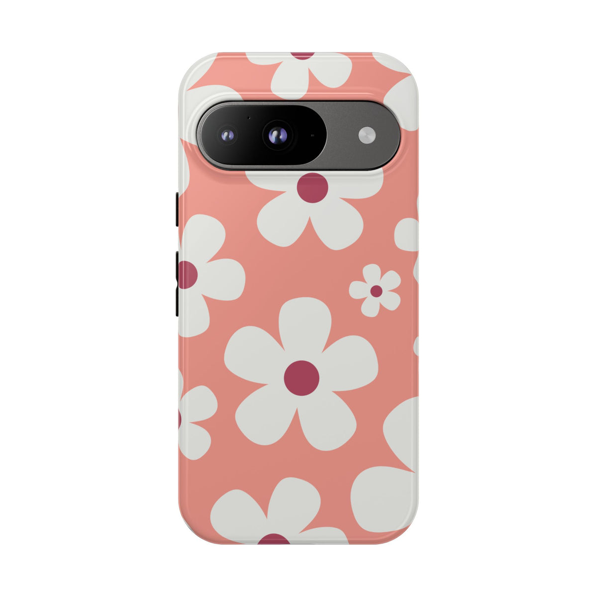 Cute Pink Daisy Pattern #2 Phone Case - Pink Phone Case - Google Pixel 9 / Glossy