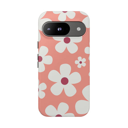 Cute Pink Daisy Pattern #2 Phone Case - Pink Phone Case - Google Pixel 9 / Glossy