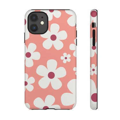 Cute Pink Daisy Pattern #2 Phone Case - Pink Phone Case - iPhone 11 / Glossy