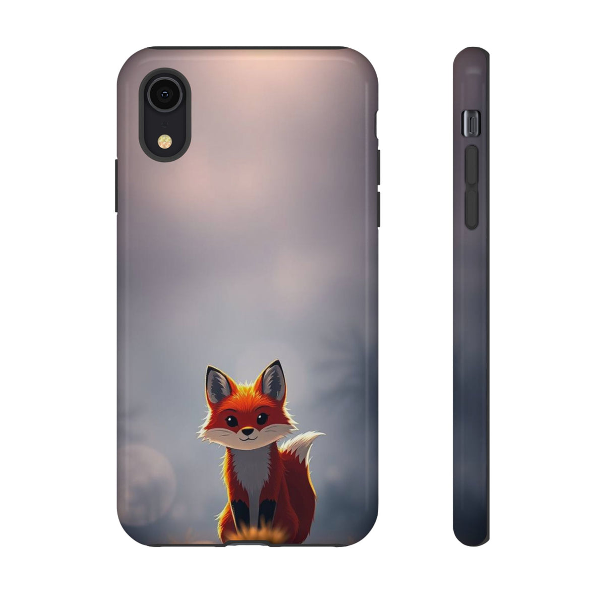 Cute Gothic Fox Design Phone Case - Multicolor Phone Case - iPhone XR / Glossy