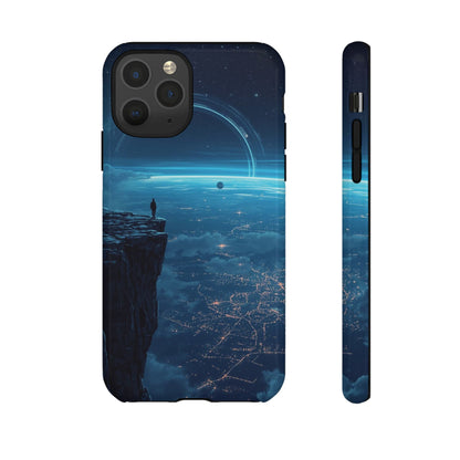 iPhone 11 Pro / Glossy Phone Case - Orbital Ring Horizon Sci-fi Phone Case