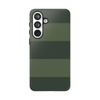 Green Horizontal Stripe Pattern Phone Case - Green Phone Case - Samsung Galaxy S26 Plus / Glossy