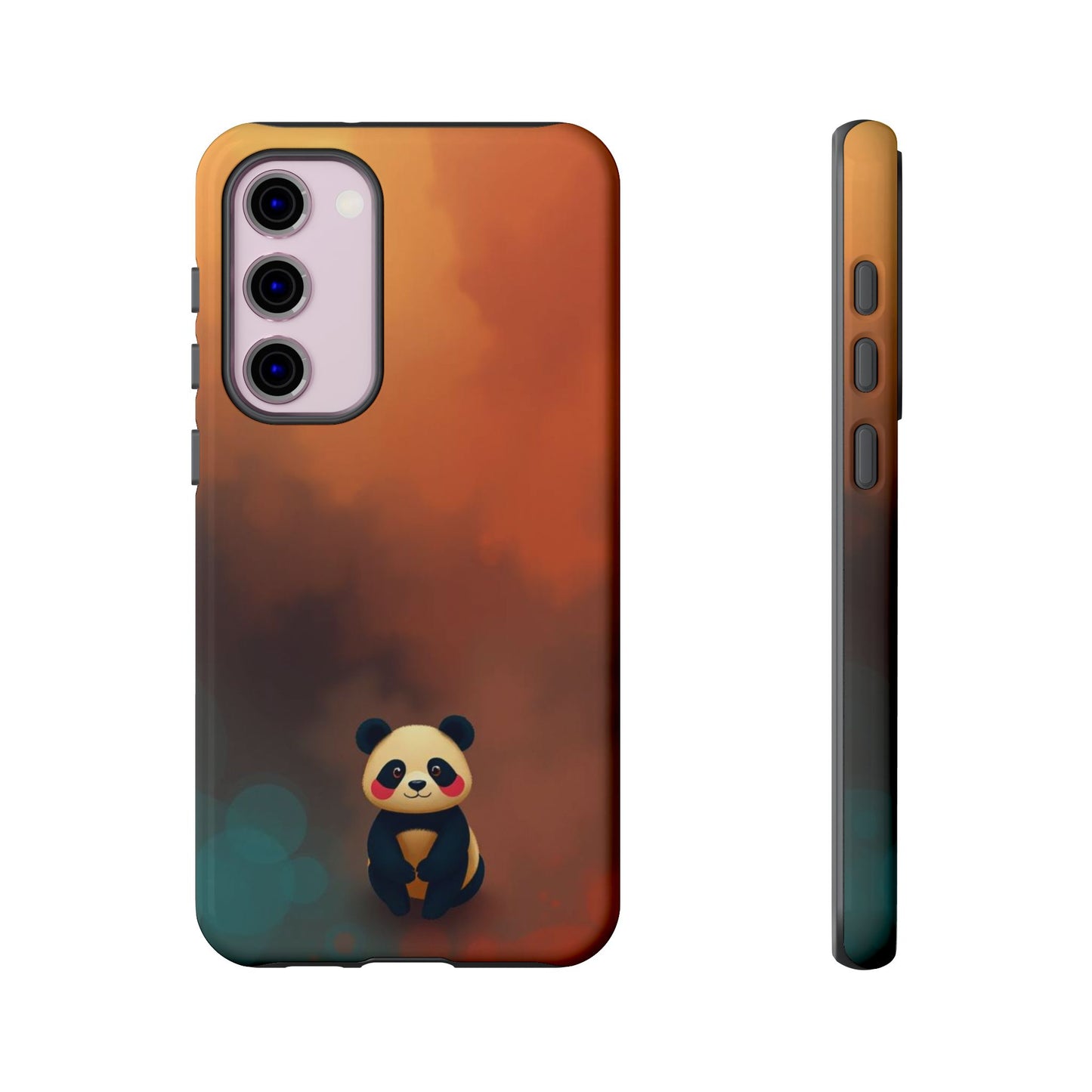 Samsung Galaxy S23 Plus / Glossy Phone Case - Cute Colourful Panda Design Phone Case