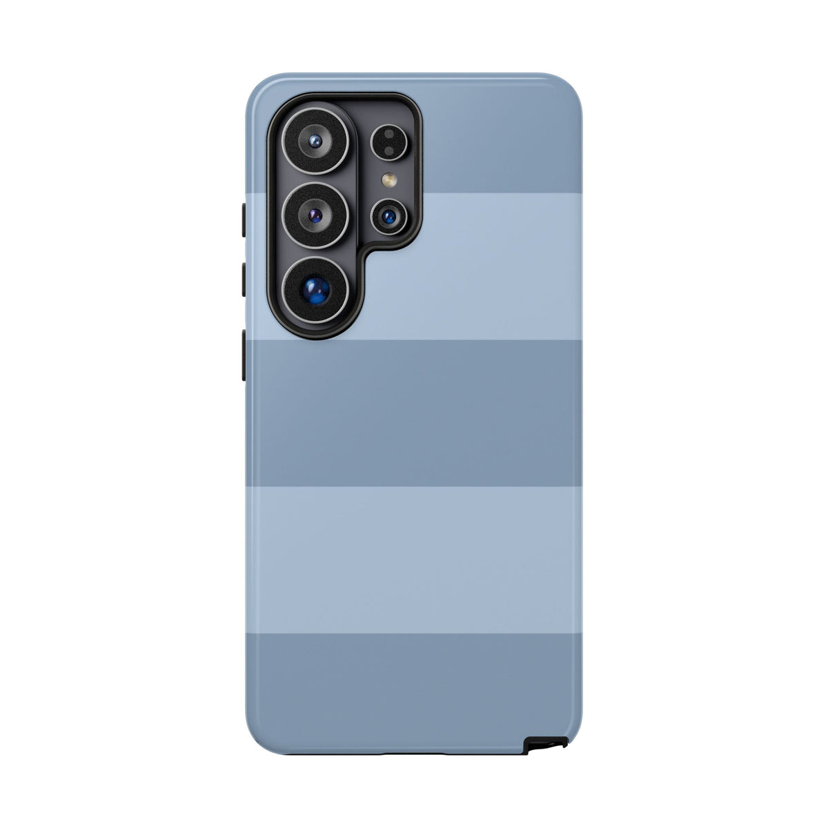 Light Blue Horizontal Stripe Pattern Phone Case - Blue Phone Case - Samsung Galaxy S26 Ultra / Glossy