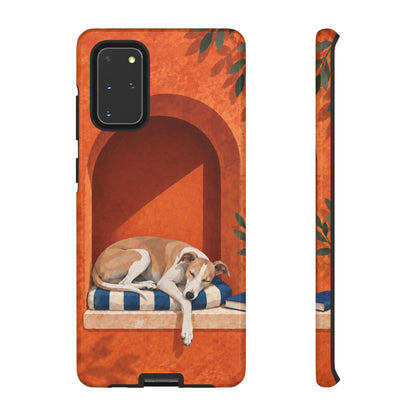 Whippet Siesta Nook Phone Case - Multicolor Phone Case - Samsung Galaxy S20+ / Glossy
