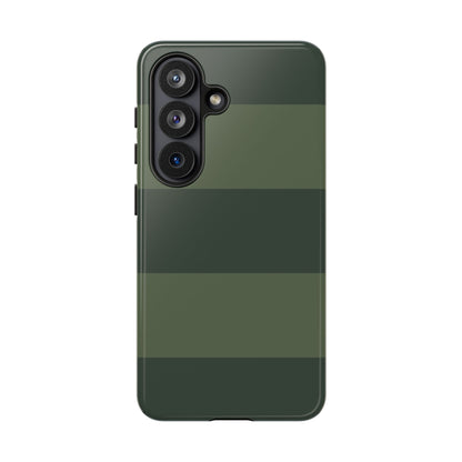 Green Horizontal Stripe Pattern Phone Case - Green Phone Case - Samsung Galaxy S26 / Glossy