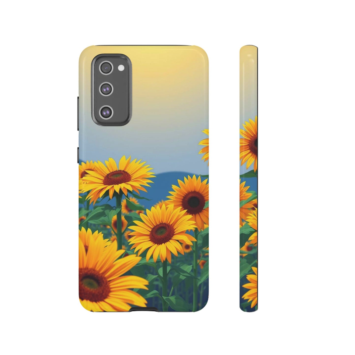 Samsung Galaxy S20 FE / Glossy Phone Case - Sunflowers Design Phone Case